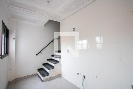 Sala/Cozinha de apartamento à venda com 2 quartos, 94m² em Vila Guarani, Santo André