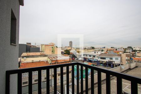 Varanda do quarto  de apartamento à venda com 2 quartos, 94m² em Vila Guarani, Santo André