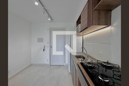 Cozinha de apartamento para alugar com 2 quartos, 36m² em Jardim Caravelas, São Paulo
