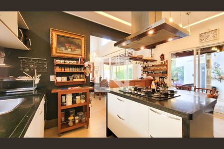 Cozinha de casa de condomínio à venda com 4 quartos, 680m² em Vila Bressani, Campinas