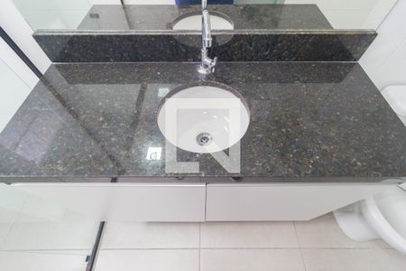 Detalhe - Banheiro de kitnet/studio para alugar com 1 quarto, 26m² em Vila Regente Feijó, São Paulo