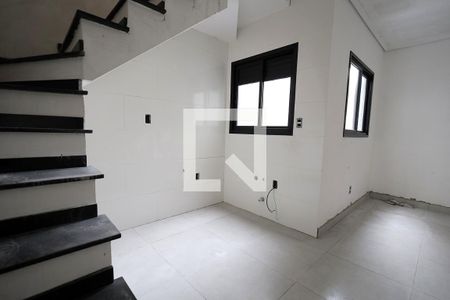 Sala/Cozinha de apartamento à venda com 2 quartos, 94m² em Vila Guarani, Santo André