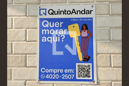 Fachada E Placa de kitnet/studio para alugar com 1 quarto, 26m² em Bosque da Saúde, São Paulo