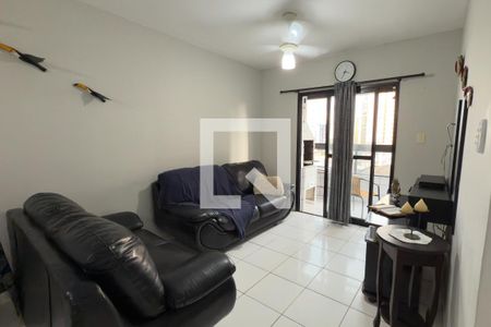 Sala de apartamento para alugar com 1 quarto, 50m² em Ocian, Praia Grande