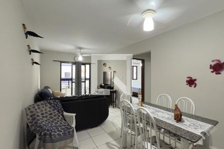 Sala de apartamento para alugar com 1 quarto, 50m² em Ocian, Praia Grande