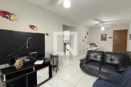 Sala de apartamento para alugar com 1 quarto, 50m² em Ocian, Praia Grande