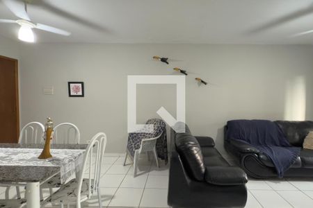Sala de apartamento para alugar com 1 quarto, 50m² em Ocian, Praia Grande