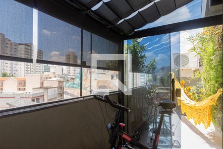 Varanda da Sala (academia) de apartamento à venda com 1 quarto, 52m² em Bela Vista, São Paulo