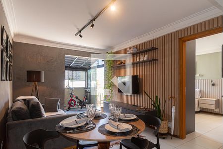 Sala de apartamento para alugar com 1 quarto, 52m² em Bela Vista, São Paulo