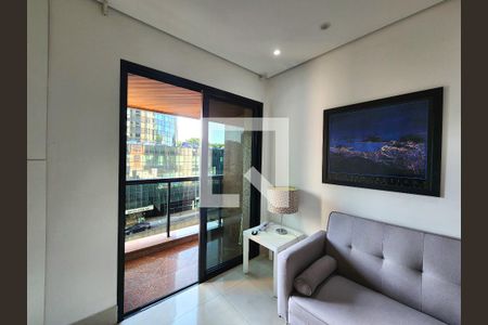 Sala de apartamento à venda com 1 quarto, 50m² em Itaim Bibi, São Paulo