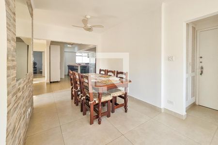 Sala de apartamento para alugar com 3 quartos, 135m² em Vila Maia, Guarujá