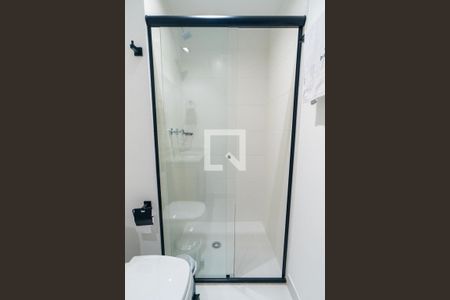 Banheiro da Suíte Detalhe de kitnet/studio para alugar com 1 quarto, 29m² em Jardim Prudência, São Paulo