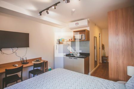 Studio de kitnet/studio para alugar com 1 quarto, 23m² em Mirandópolis, São Paulo