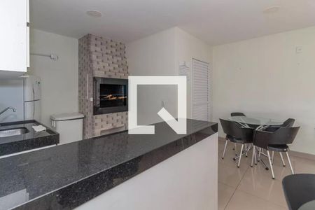 Área comum - Salão de festas de apartamento à venda com 2 quartos, 53m² em São Sebastião, Porto Alegre