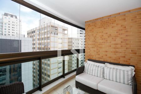 Varanda de apartamento à venda com 2 quartos, 125m² em Jardim Paulista, São Paulo