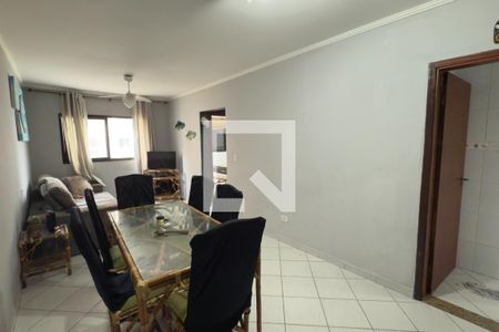Sala de apartamento para alugar com 2 quartos, 70m² em Aviação, Praia Grande