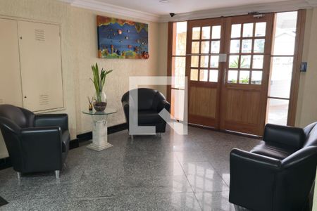 Hall social de apartamento para alugar com 2 quartos, 70m² em Aviação, Praia Grande