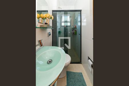 Banheiro de apartamento à venda com 3 quartos, 75m² em Jardim America, Belo Horizonte