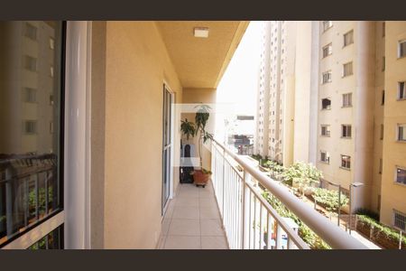 Varanda da Sala de apartamento para alugar com 1 quarto, 38m² em Vila Ema, São Paulo