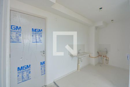 Cozinha de apartamento para alugar com 2 quartos, 36m² em Veleiros, São Paulo