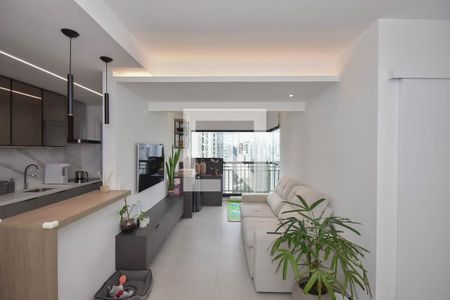 Sala de apartamento para alugar com 2 quartos, 58m² em Vila Andrade, São Paulo