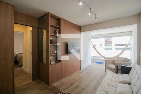 Sala de apartamento à venda com 2 quartos, 105m² em Jardim Caravelas, São Paulo