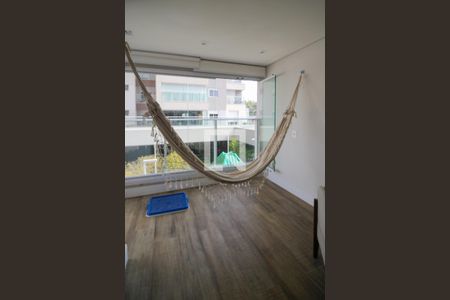 Varanda da Sala de apartamento à venda com 2 quartos, 105m² em Jardim Caravelas, São Paulo