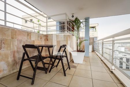 Área comum de apartamento para alugar com 1 quarto, 40m² em Cerqueira César, São Paulo