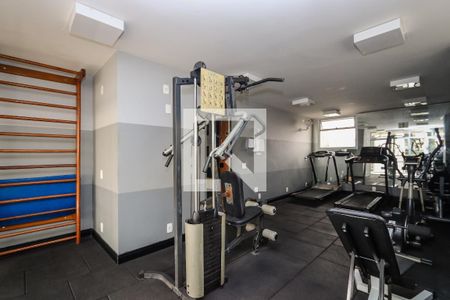 Área comum - Academia de apartamento para alugar com 1 quarto, 40m² em Cerqueira César, São Paulo