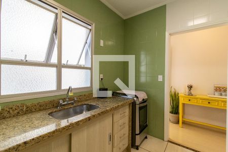 Cozinha de apartamento à venda com 1 quarto, 43m² em Conceicao, Campinas