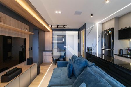 Sala de apartamento à venda com 1 quarto, 51m² em Perdizes, São Paulo