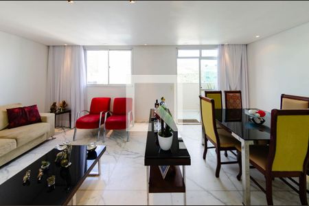 Sala de apartamento à venda com 3 quartos, 214m² em Buritis, Belo Horizonte