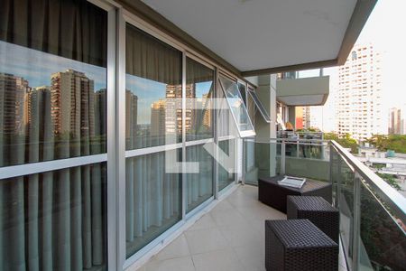 Varanda de apartamento para alugar com 1 quarto, 66m² em Barra da Tijuca, Rio de Janeiro