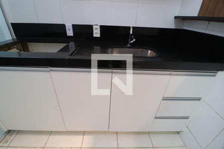 Cozinha de apartamento para alugar com 2 quartos, 45m² em Mansour, Uberlândia