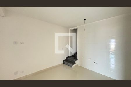 Sala - Cozinha de apartamento à venda com 2 quartos, 85m² em Vila Junqueira, Santo André