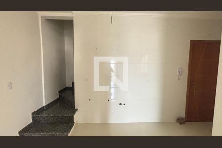 Sala - Cozinha de apartamento à venda com 2 quartos, 85m² em Vila Junqueira, Santo André