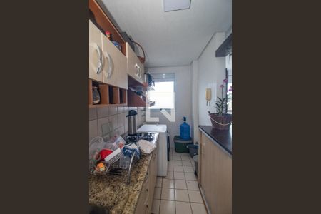 Cozinha de apartamento à venda com 2 quartos, 60m² em Azenha, Porto Alegre