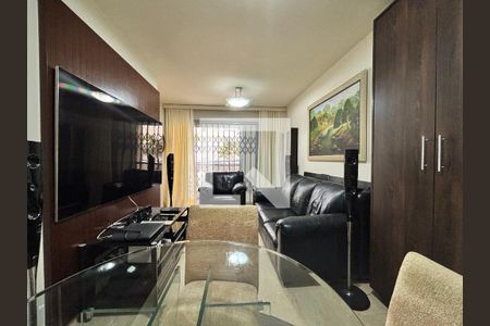 Sala de apartamento à venda com 1 quarto, 53m² em Indianópolis, São Paulo