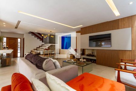 Sala de casa à venda com 4 quartos, 380m² em Brooklin, São Paulo