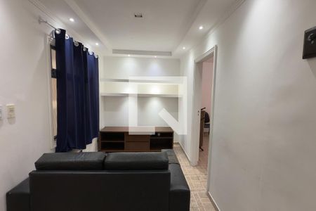 Sala de apartamento para alugar com 1 quarto, 43m² em Vila Tupi, Praia Grande