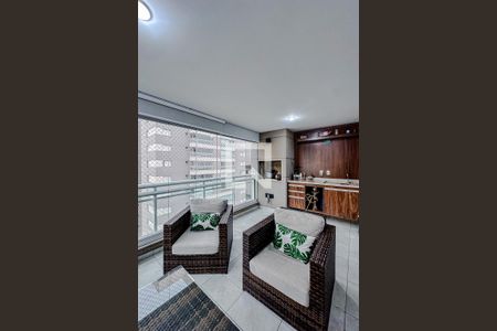 Varanda da Sala de apartamento à venda com 3 quartos, 122m² em Mooca, São Paulo