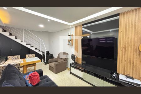 Sala - Sala de Jantar de apartamento à venda com 2 quartos, 90m² em Vila Linda, Santo André