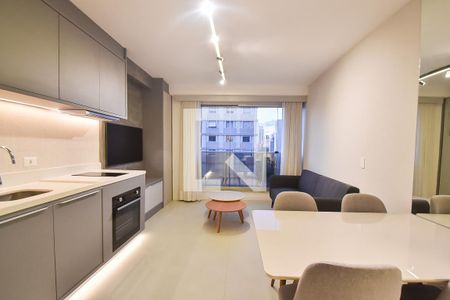 Sala/cozinha de apartamento à venda com 1 quarto, 39m² em Vila Mariana, São Paulo