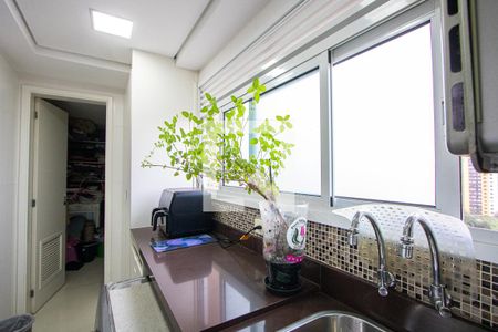 Área de serviço de apartamento à venda com 4 quartos, 201m² em Vila Bastos, Santo André