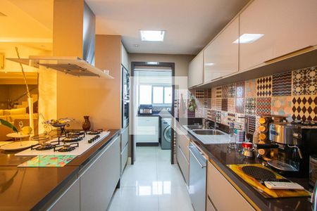Cozinha de apartamento à venda com 4 quartos, 201m² em Vila Bastos, Santo André