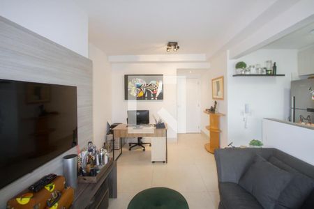 Sala de apartamento à venda com 2 quartos, 66m² em Brooklin, São Paulo