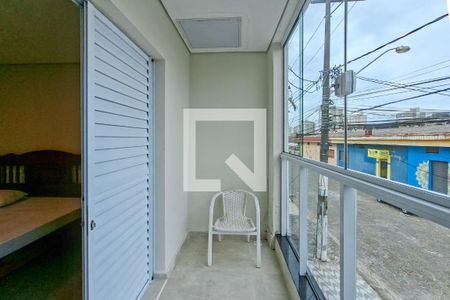 Sacada da Suíte 1 de casa para alugar com 5 quartos, 350m² em Nova Mirim, Praia Grande