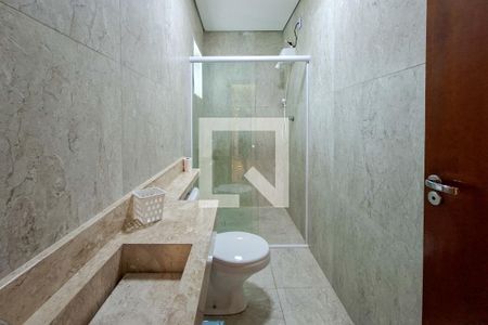 Banheiro da Suíte 1 de casa para alugar com 5 quartos, 350m² em Nova Mirim, Praia Grande
