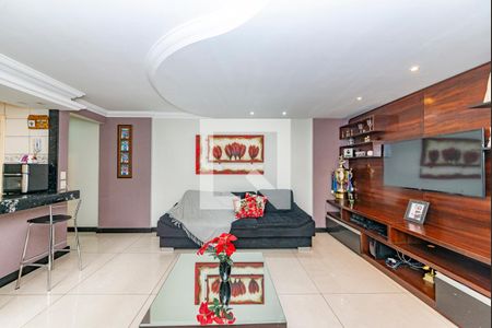 Sala de apartamento à venda com 3 quartos, 110m² em Conjunto California, Belo Horizonte