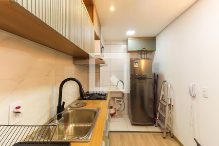 Cozinha de apartamento para alugar com 2 quartos, 40m² em Canindé, São Paulo